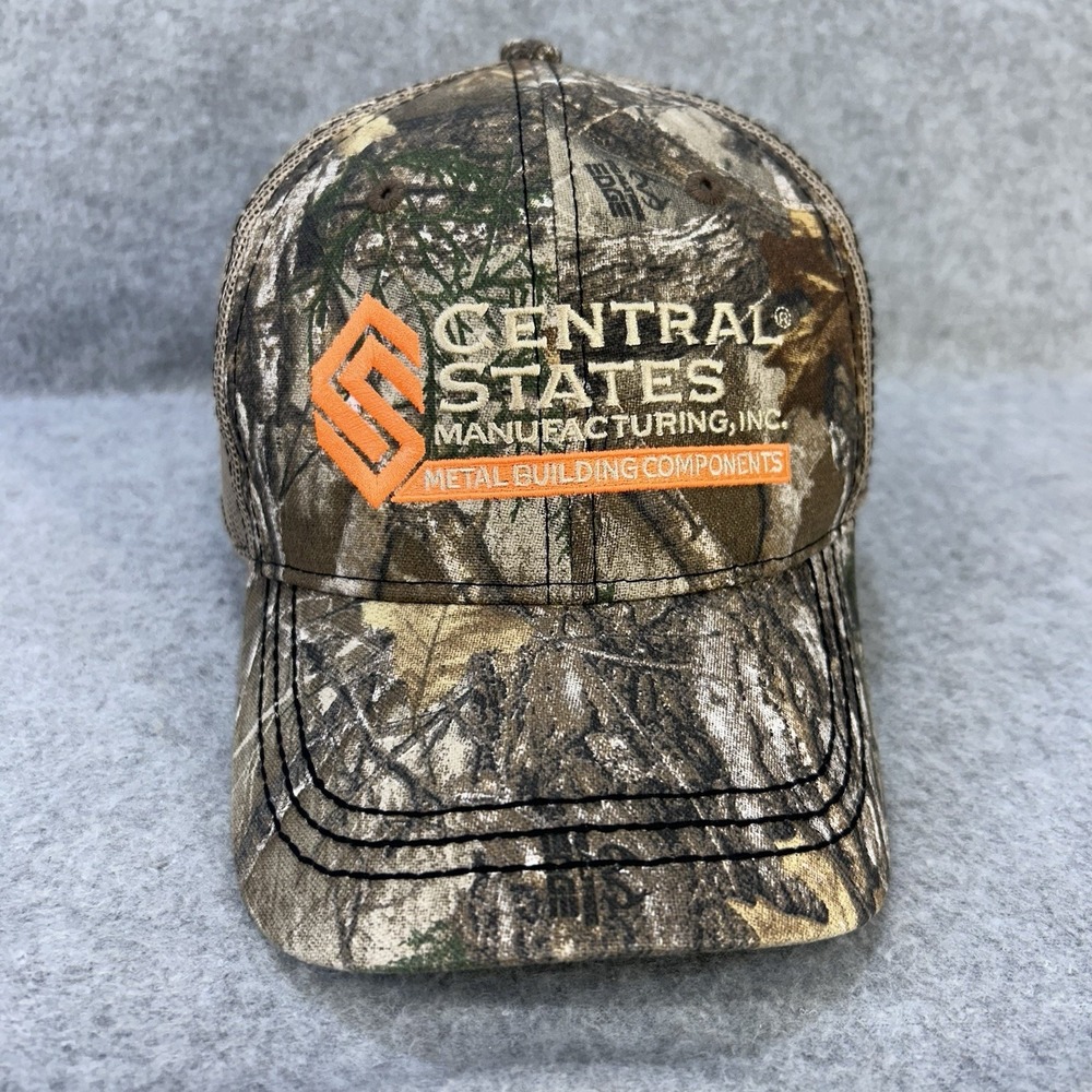 Central States Manufacturing Metal Building Components Camo Mesh Trucker Cap